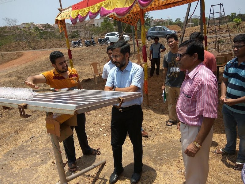 Visit to Renewable Energy lab@ Department of Electrical & Electronics Engineering