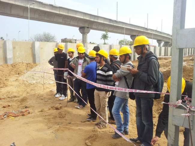 Industrial Tour to Jaipur Metro